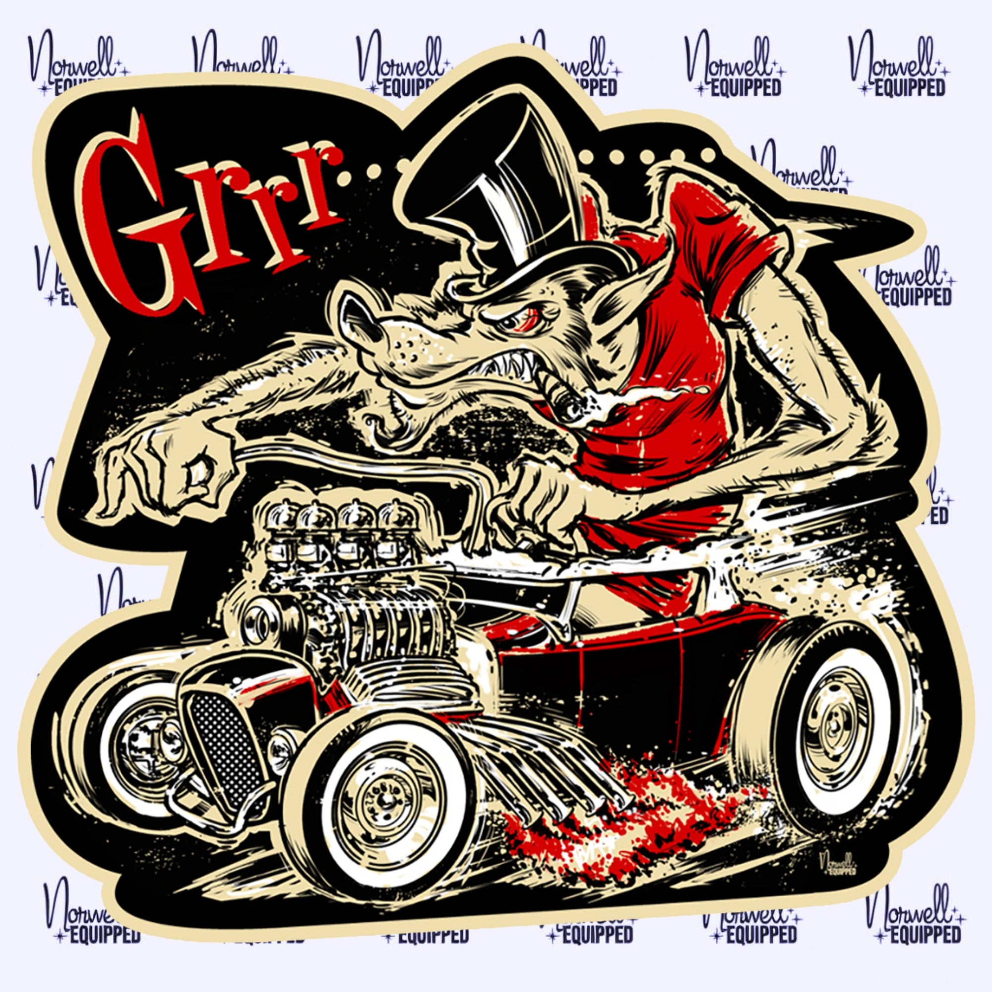 GRRR Sticker