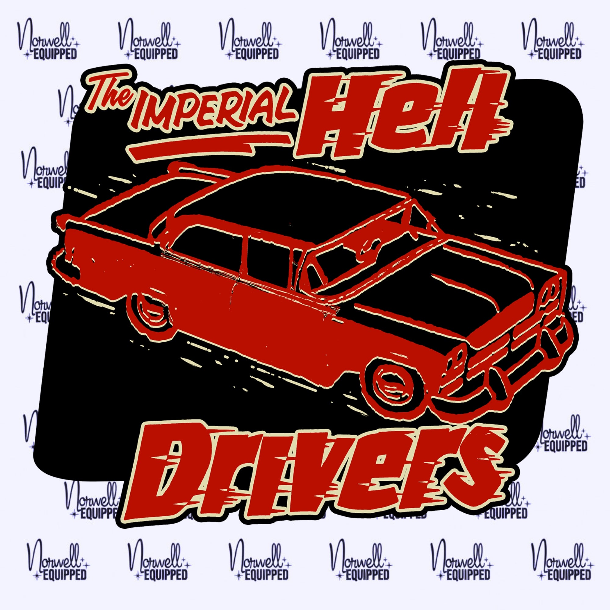 Imperial Hell Drivers 4.5 inch sticker
