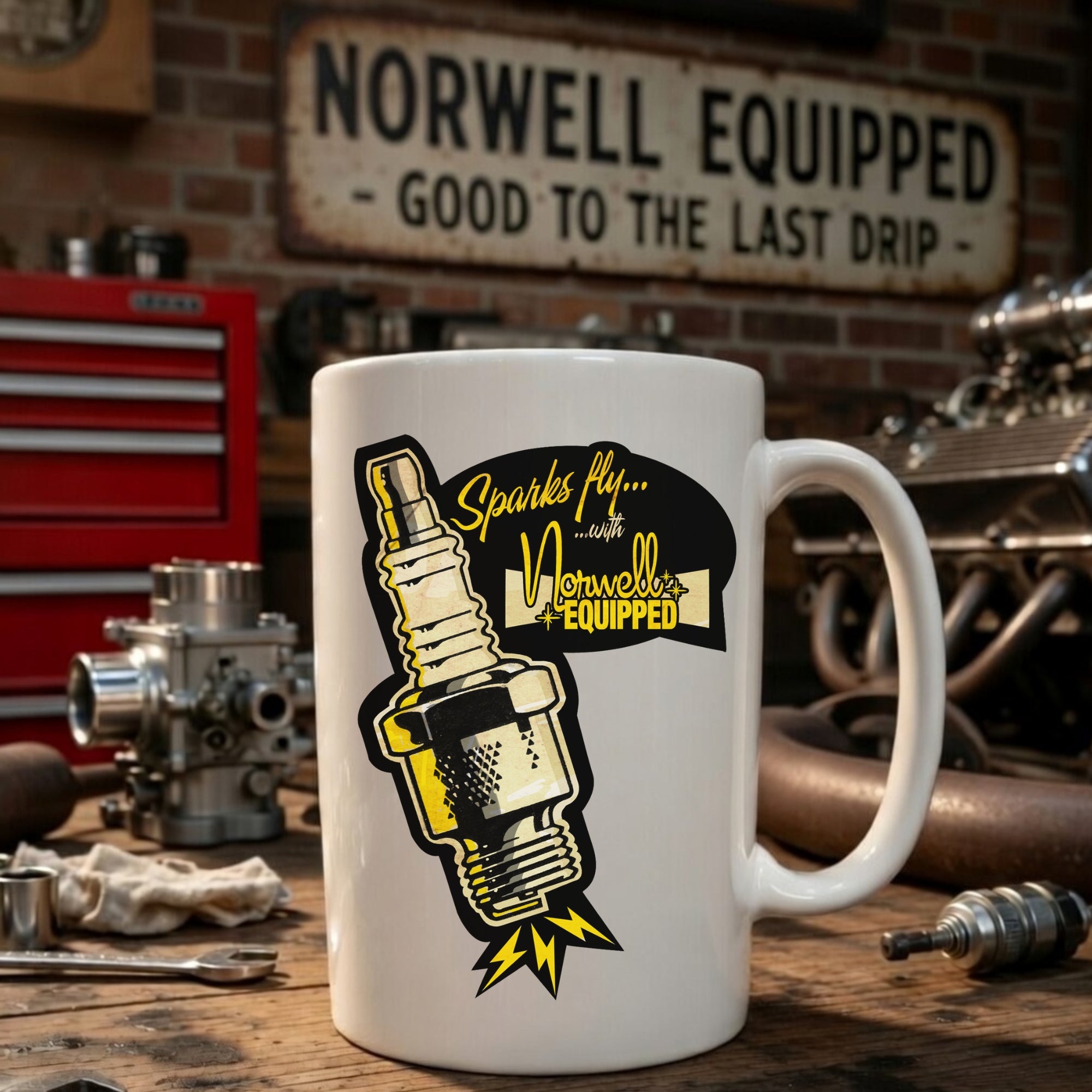 Sparks Fly Coffee Cup