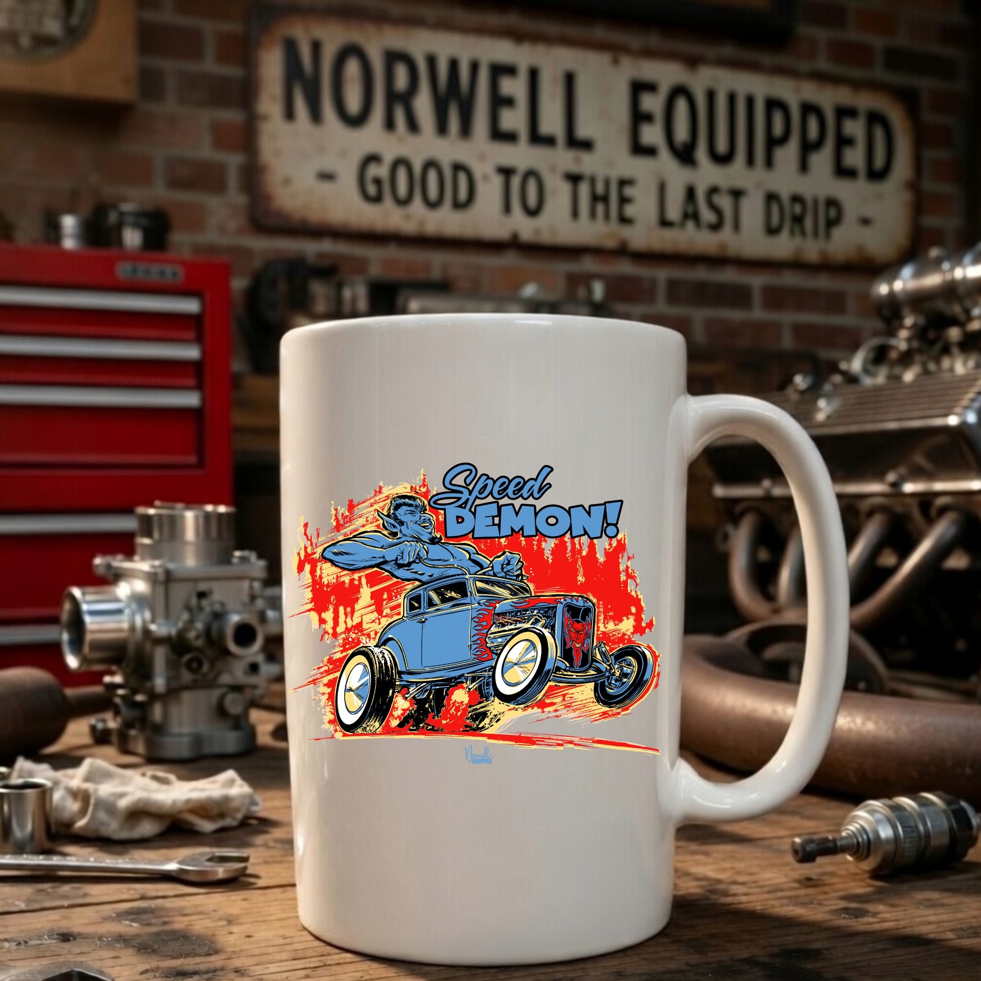 Speed Demon Coffee Cup