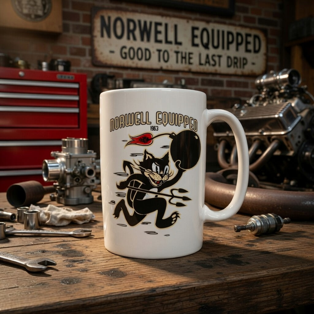 Black Kat Coffee Cup