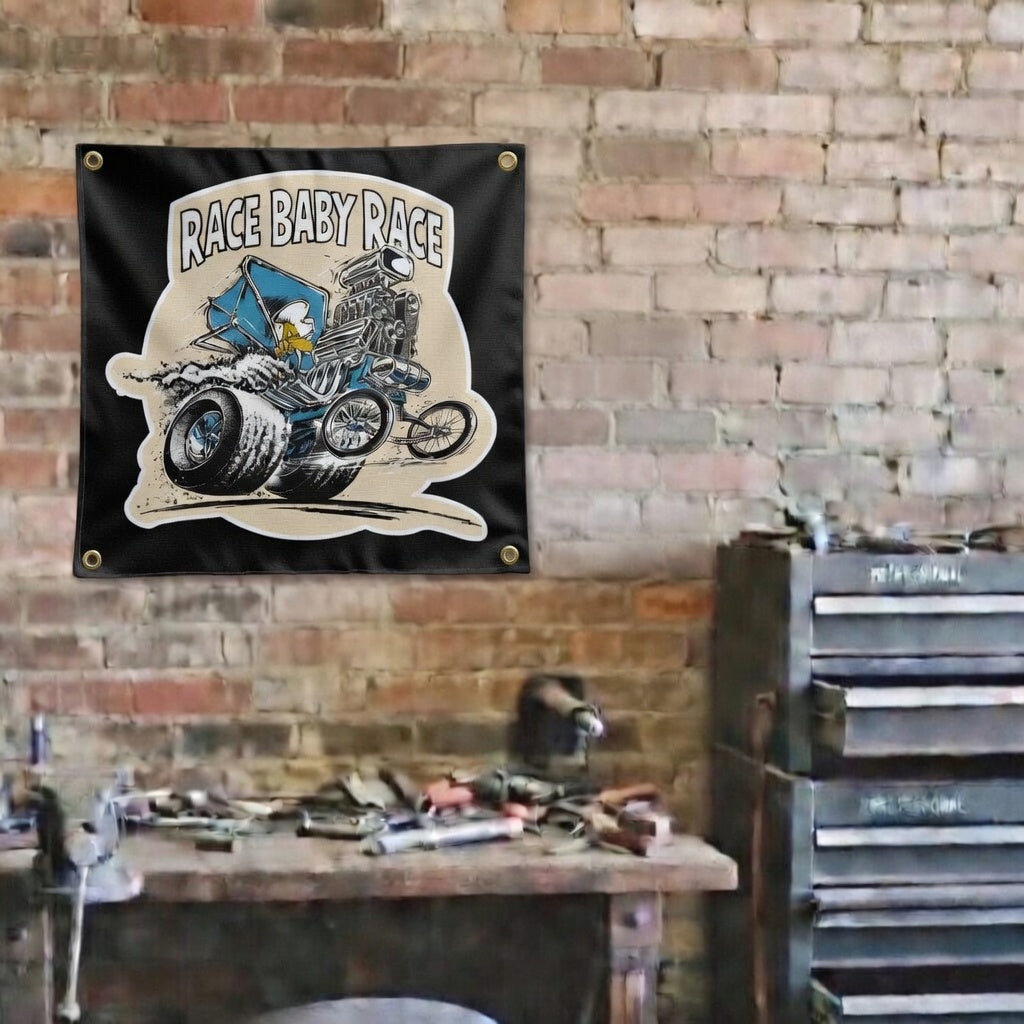 Race Baby Race Banner